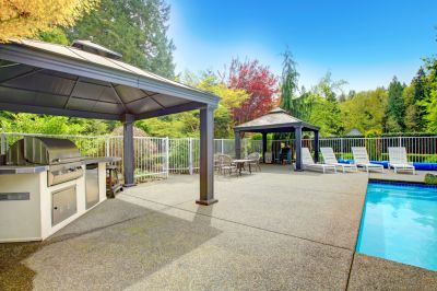 Pool Area Grading