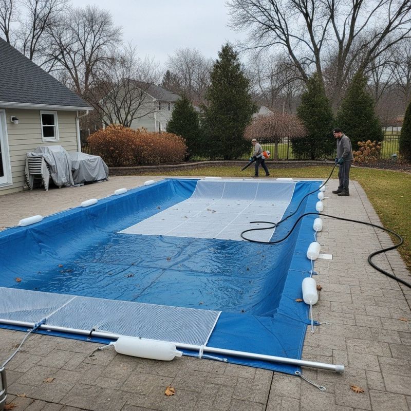 Pool Area Grading